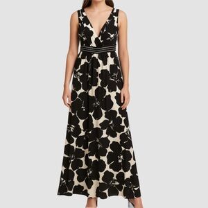 White House Black Market Floral Maxi Dress – Size 10